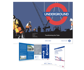 London Underground Brochure Design