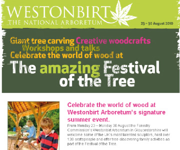 Westonbirt Arboretum Emailer Design