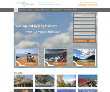 Compass Holidays Brand & Website Refresh