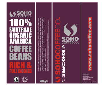 SOHO Coffee Co. Packaging 